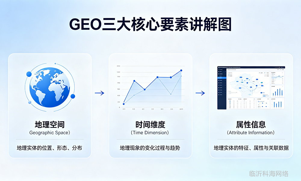 GEO-三大核心要素讲解图