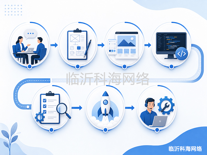 科海网络网站建设SEO优化GEO优化服务流程
