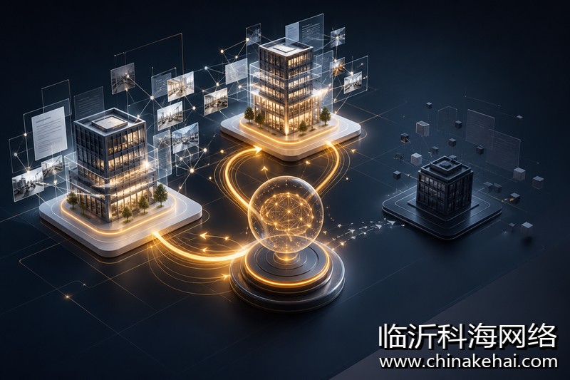 企业官网品牌实体与内容体系示意图