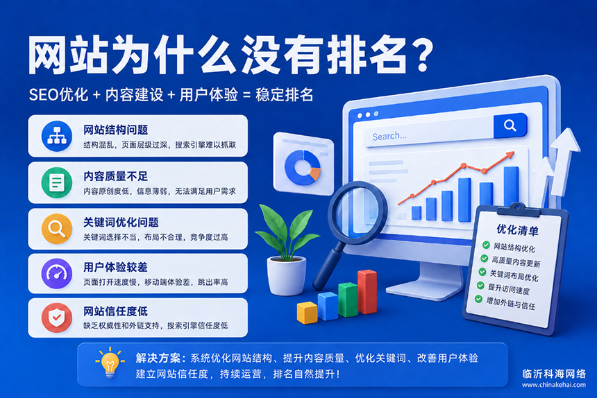 网站为什么没有排名？企业网站SEO与GEO优化方法