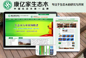 康亿家生态木网站制作